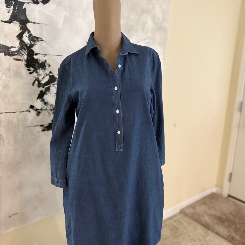 J. McLaughlin Blue Long Sleeve Dress